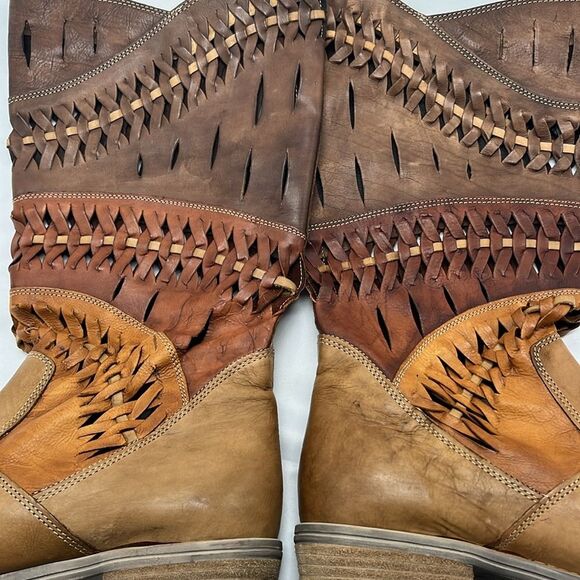 Multicolored Brown Leather Summit by White Mountain Boots - Picture 7 of 8